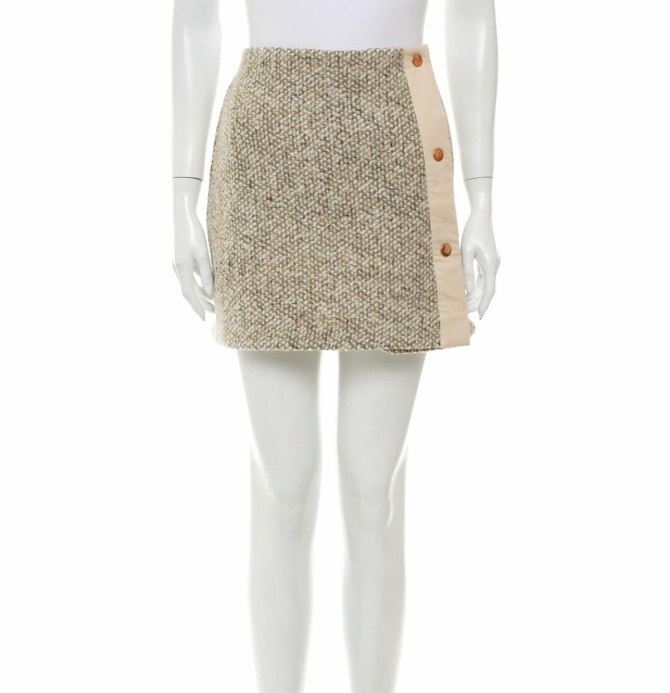 Wool Tweed Chloe skirt BNWT